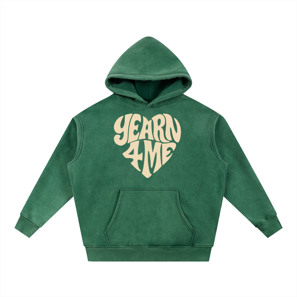 “Yearn4Me” Snow Wash Hoodies